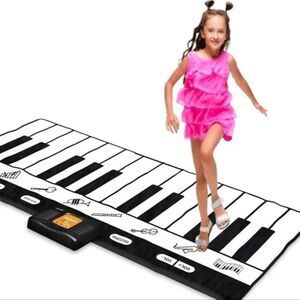 24 Keys Piano Keyboard Mat Record, Playback, Demo, Play, Adjustable Volume EUC